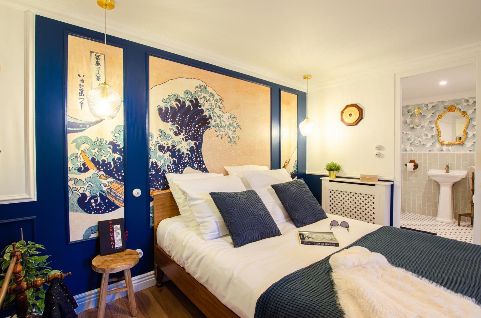 Apartmán The Great Wave, Avec Terrasse Et Stationnement Ban-Saint-Martin Exteriér fotografie